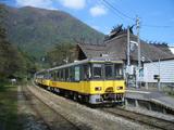 20061014会津鉄道会津浪漫号湯野上温泉駅