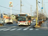 20220125朝日バスバイパス経由熊谷駅行ニュータウン入口
