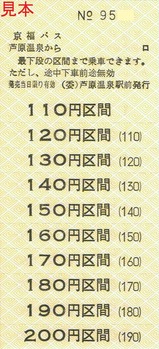 京福バス芦原温泉駅前軟券
