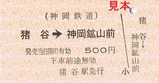 神岡鉄道記念乗車券1