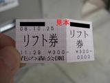 道の駅南きよさとリフトカーこいのぼり号リフト券