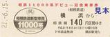 相鉄11000系デビュー記念乗車券1