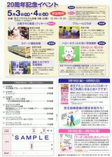 京王相模原線全線開通20周年記念スタンプラリー台紙裏