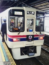 20241103スト6コラボ京王9000系京王稲田堤