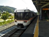 20180805しなの号大糸線白馬駅