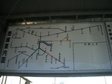 20050817関東鉄道バス筑波駅掲示の路線図