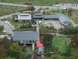 道の駅南きよさとリフトカーこいのぼり号から見た建物