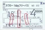 スワロー1dayフリーパス表小