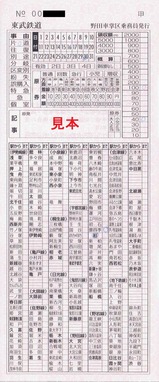 東武野田車掌区乗務員発行車補