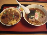 20091031牛乳屋Aセット煮込みかつ丼