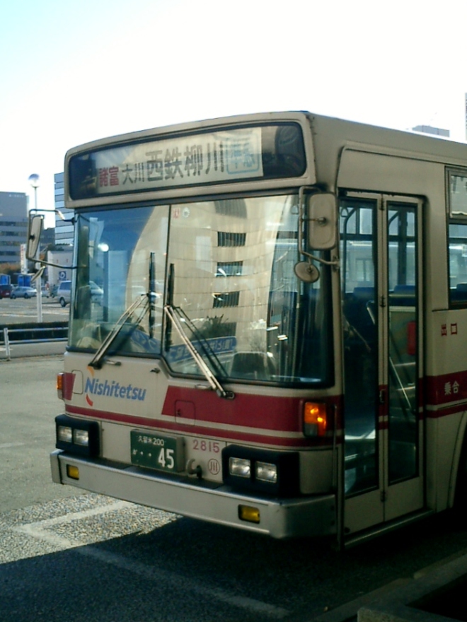 西日本鉄道 バス 佐賀 柳川線 13番まどぐち