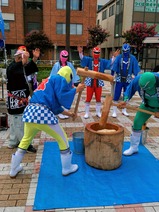 飯田線リレー号駒ヶ根駅もちレンジャー
