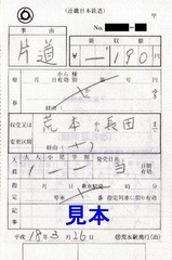 近鉄東大阪線切符03