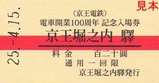 京王相模原線入場券08