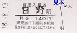 近江鉄道本線硬券12