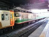 20231106北しなの線初代長野色&台湾鉄路管理局自強号色長野駅