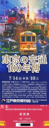 ¹¾¸ÍÅìµþÇîʪ´ÛÅìµþ¤Î¸òÄÌ100ǯÇîÁ°ÇäÆþ´Û·ô¾ïÈ÷2