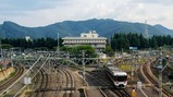 諏訪しなの号名古屋行塩尻駅発車直後