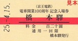 京王相模原線入場券11
