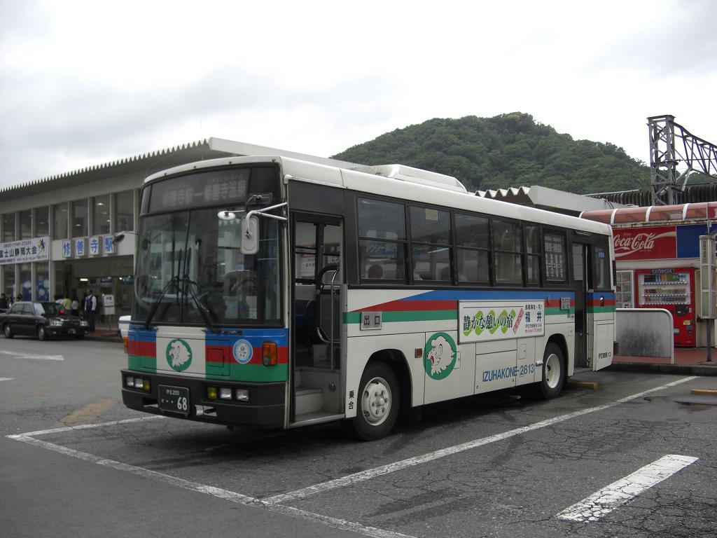 伊豆箱根バス 修善寺駅 修善寺温泉場線 13番まどぐち
