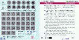 H7.9.21協三の輪橋発行東京都交通局一日乗車券小裏