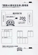 横浜市交通局開業90周年記念券整理表