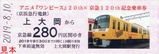 アニメ『ワンピース』20th×京急120th記念乗車券3