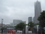 20110821横浜博覧会臨港線跡ワールドポーターズ付近日本丸方向