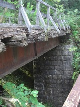 小川森林鉄道廃線跡小中尾停車場1
