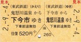 東武新DL&新客車導入記念乗車券1