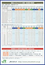 2005.3.25JRバステックスワローエクスプレスチラシ裏