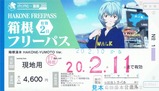小田急EVA箱根フリーパス箱根湯本
