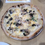 20211018道の駅こすげ源流レストランヤマメアンチョビヒラタケピザ