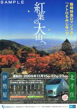 小田急東京メトロ・メトロもみじ号パンフレット表