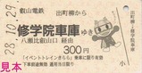 叡山電鉄イベントトレインきらら乗車券2016