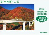 東武鉄道鬼怒川線・会津鬼怒川線相互直通運転10周年記念カード台紙