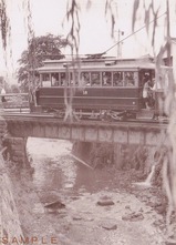 チンチン電車の絵はがき6