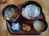 20240124栄茶屋かつ丼セット(そば温)