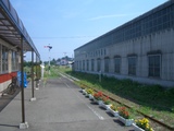 20070813下北交通旧大畑駅ホーム下北駅側