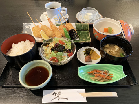 串揚げ御膳1