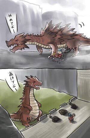 モンハン 特に悪いことしてないけどモンスター達狩りまくるンゴw ゲーハーの窓