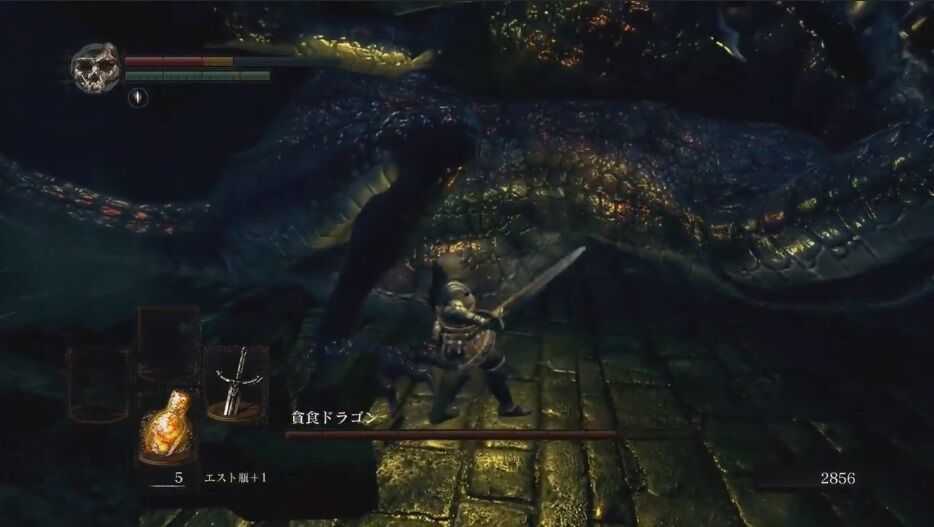 ダークソウルの貪食ドラゴン強すぎクソワロタ ゲーハーの窓