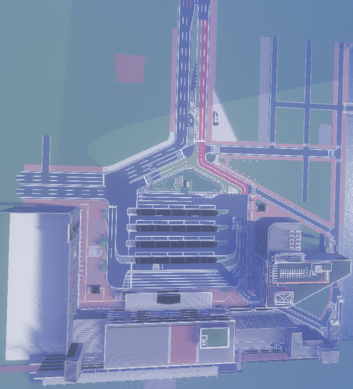 Minecraftで横浜駅風の駅作ってるで ゲーハーの窓