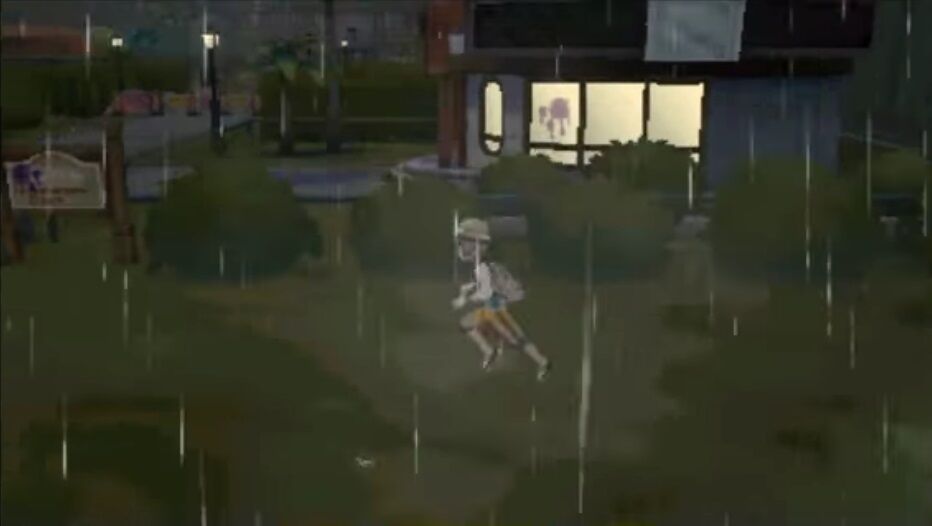 ゲームとかで雨がずっと降ってる街やステージ好きなやつ ゲーハーの窓