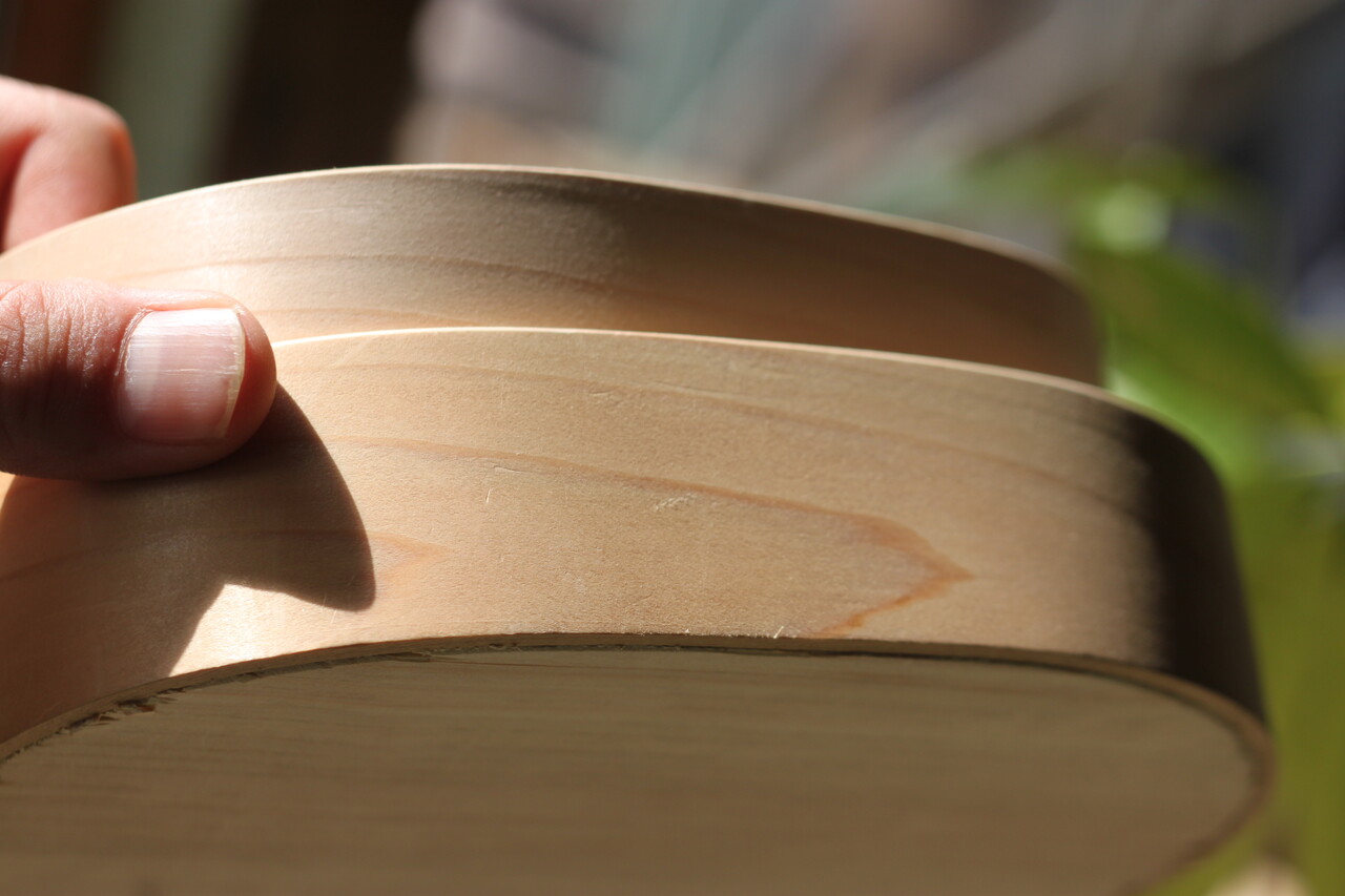 ひのき 井川メンパ千頭大井屋本店 静岡のお茶摘み弁当箱