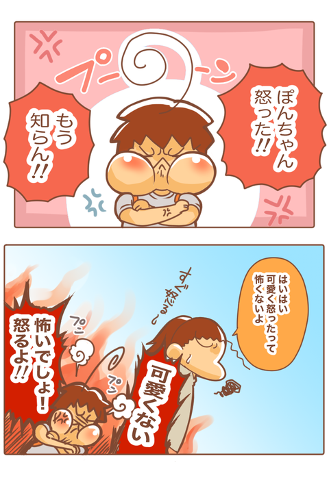 怒りのぽん太1