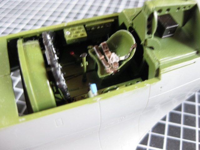 雷電21型制作日誌その2 コクピットの制作 模型人まふのぶろぐ