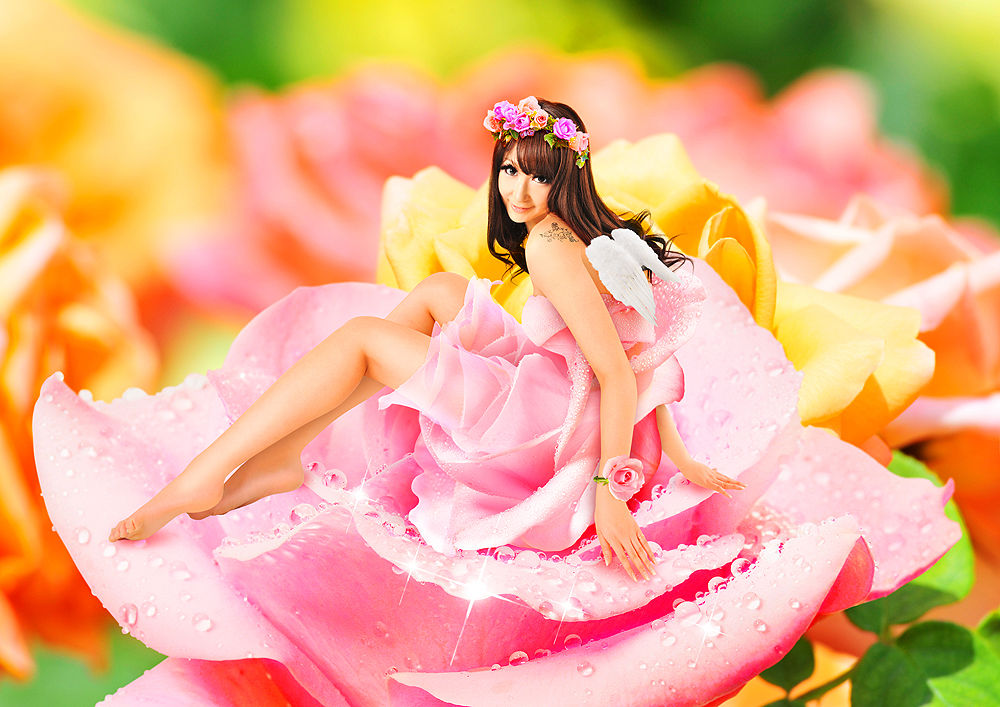 薔薇の妖精のコスプレ コスプレ