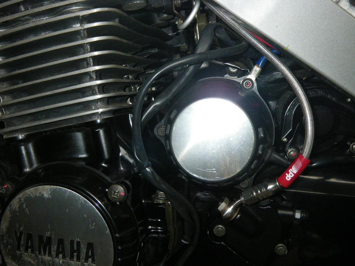 XJR1300のジェネレーターとスターターを取り付け（ヤマハ