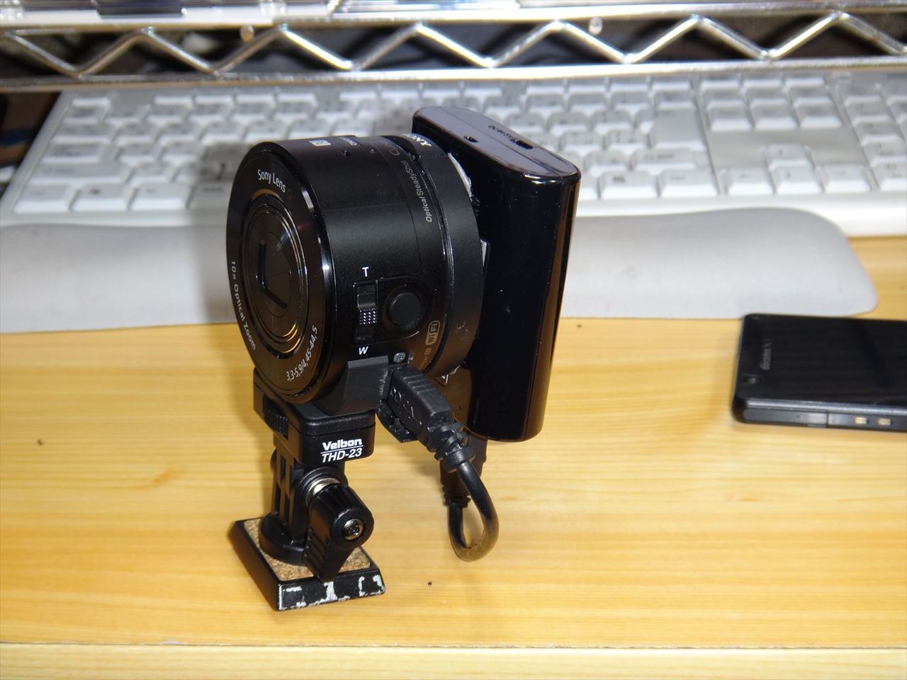 レンズスタイルカメラDSC-QX10のバッテリーの容量増大法